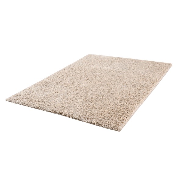 Madison Park Camdyn Super Soft Polyester Shag Area Rug in Cream, 6x9' MP35-7571