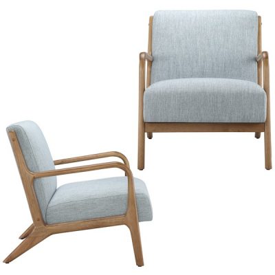 INK+IVY Novak Lounge Chair Set of 2 in Light Blue II110-0581