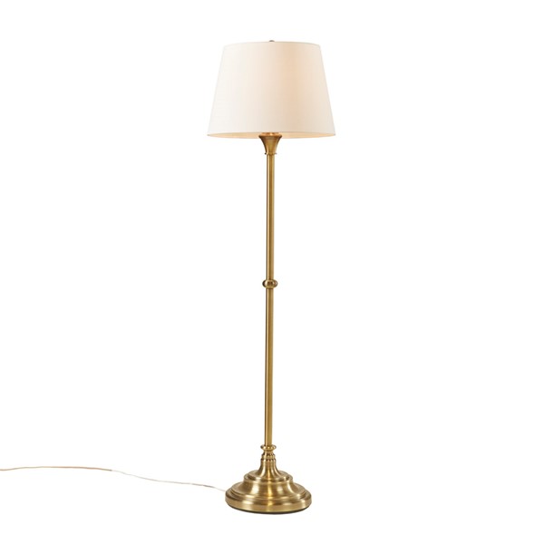 Martha Stewart Aelorian Floor Lamp 59"H in Antique Brass MT154-0070