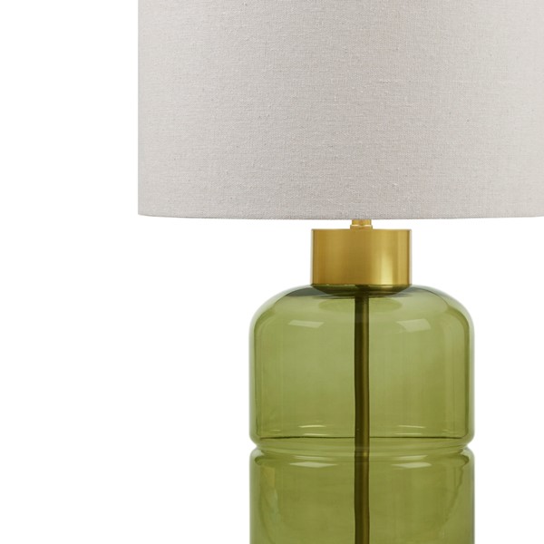 510 Design Lysandria Glass Table Lamp in Green FB153-1189