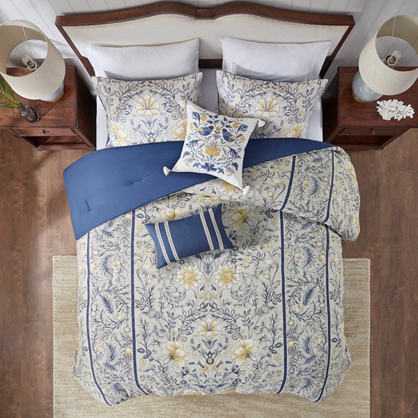 Harbor House Livia 6 Piece Cotton Comforter Set, Full HH10-1799