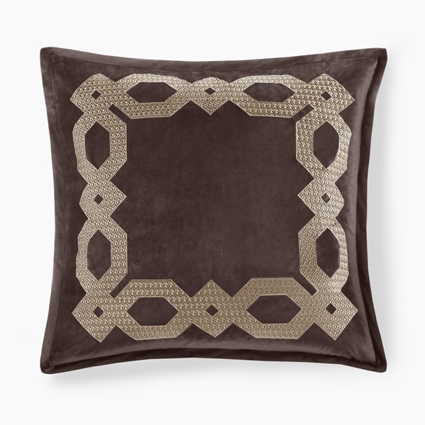 Croscill Classics Clermont European Pillow Sham in Brown, 26x26" CCL11-0024