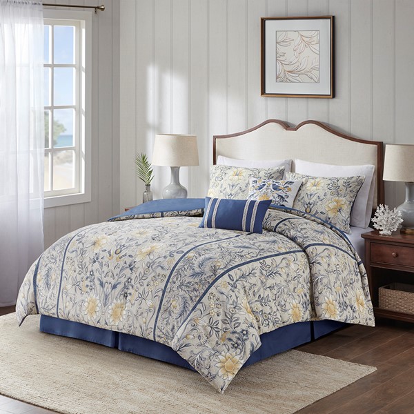 Harbor House Livia 6 Piece Cotton Comforter Set, Full HH10-1799