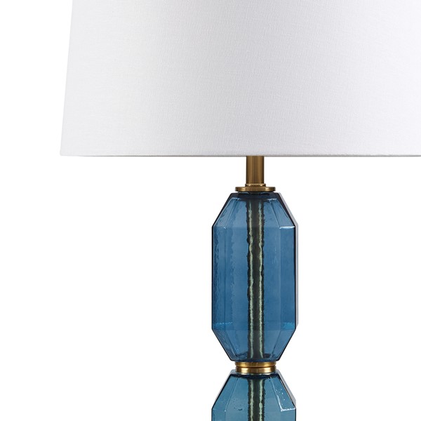 510 Design Zirconia Faceted Glass Table Lamp in Blue FB153-1182