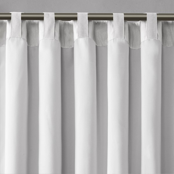 Madison Park Andora Curtain Panel in White, 50x95" MP40-718