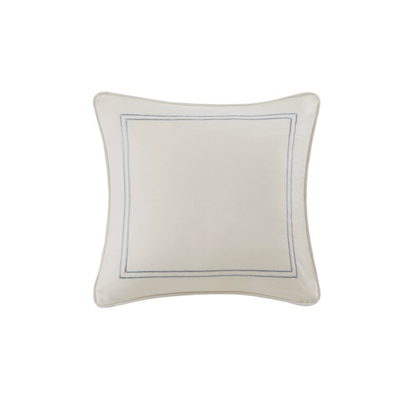 Harbor House Chelsea Cotton Square Pillow in Ivory, 16x16" HH30-497