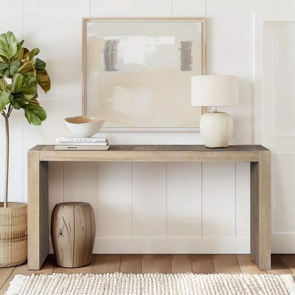 INK+IVY Monterey Console Table in Natural, 64"W II120-0459