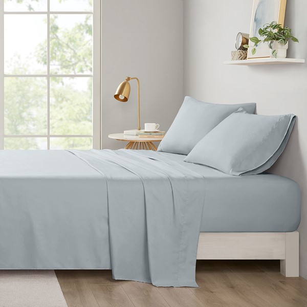 Intelligent Design Microfiber All Season Soft Touch Sheet Set in Grey, Twin XL ID20-133