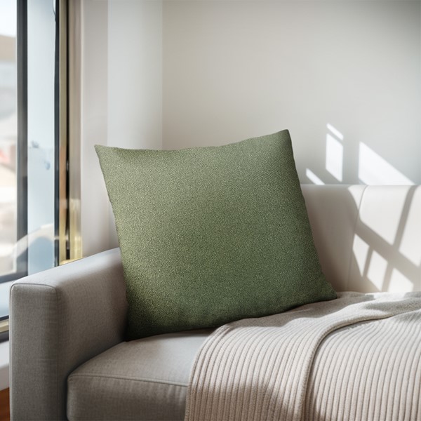 Chapel Hill Monte Solid Square Pillow in Green, 20x20" CH30-0032