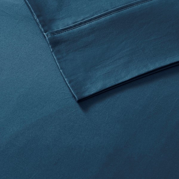 Madison Park 800 Thread Count Cotton Blend Sateen Sheet Set in Teal, Queen MPH20-0016