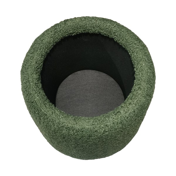 Chapel Hill Tara Round Storage Ottoman in Green CH101-0018