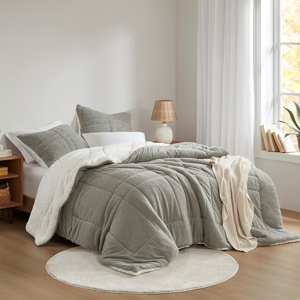 Madison Park Wynne Comforter Set in Grey, King MP10-8431