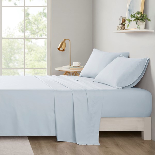 Intelligent Design Microfiber All Season Soft Touch Sheet Set in Blue, Twin XL ID20-2209