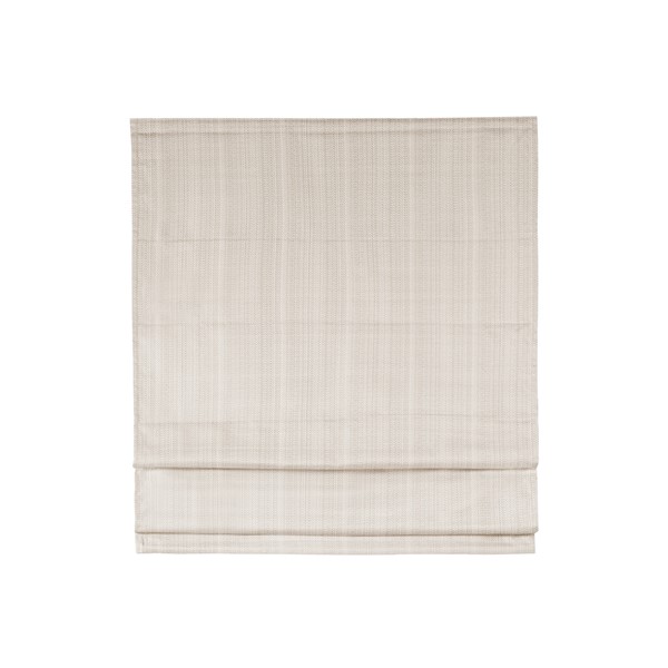 Madison Park Galen Basketweave Cordless Roman Shade Collection in Ivory, 39x64" MP40-7194