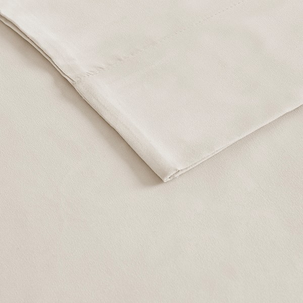 Madison Park Luxurious Brushed Microfiber Deep Pocket Sheet Set in Ivory, Cal King MP20-1184