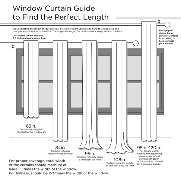 Madison Park Gemma Sheer Embroidered Window Curtain in White, 50x84" MP40-1595