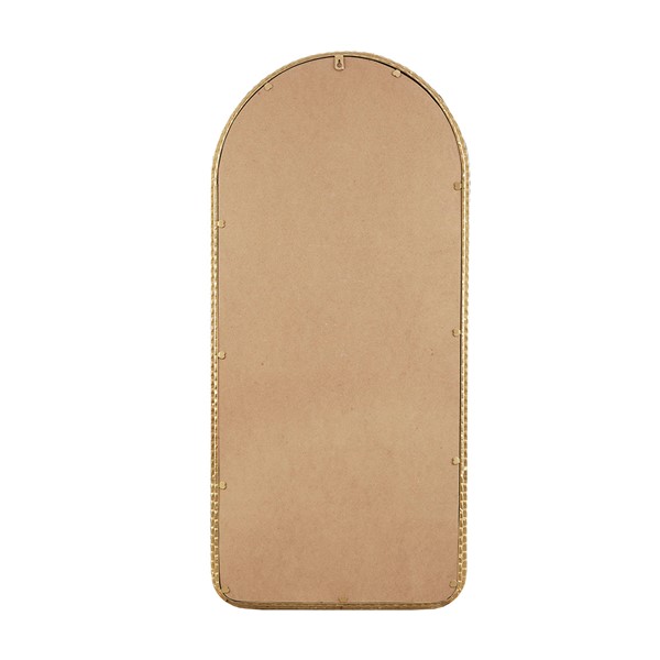 Madison Park Mia Gold Metal Arch Wall Mirror in Gold MP95F-0327