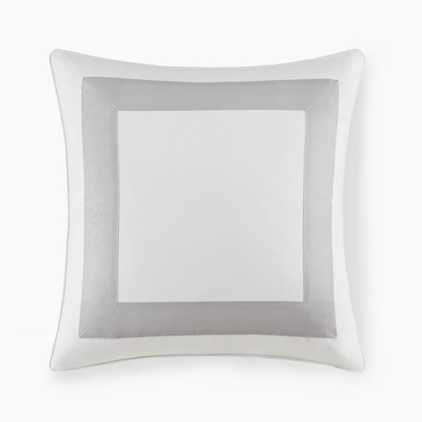 Croscill Home Perla European Pillow Sham in Grey, 26x26" CHM11-0011