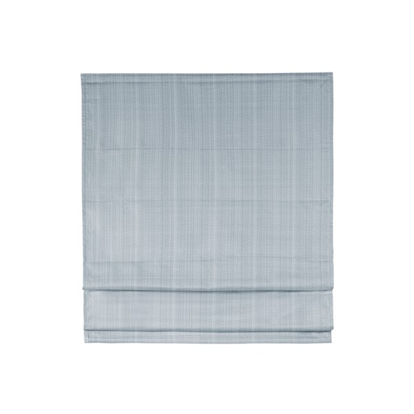 Madison Park Galen Basketweave Cordless Roman Shade Collection in Blue, 33x64" MP40-7319