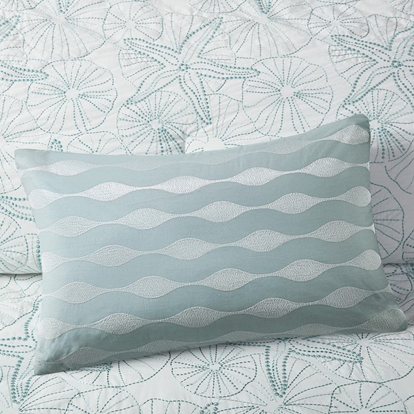 Harbor House Maya Bay Oblong Pillow in Blue, 12x20" HH30-1230A