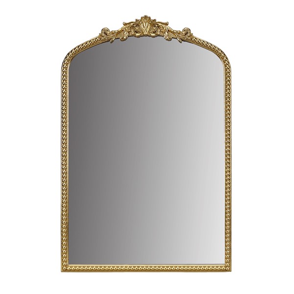 Madison Park Lilbeth Beaded Arch Wall Decor Mirror in Gold MP95F-0320