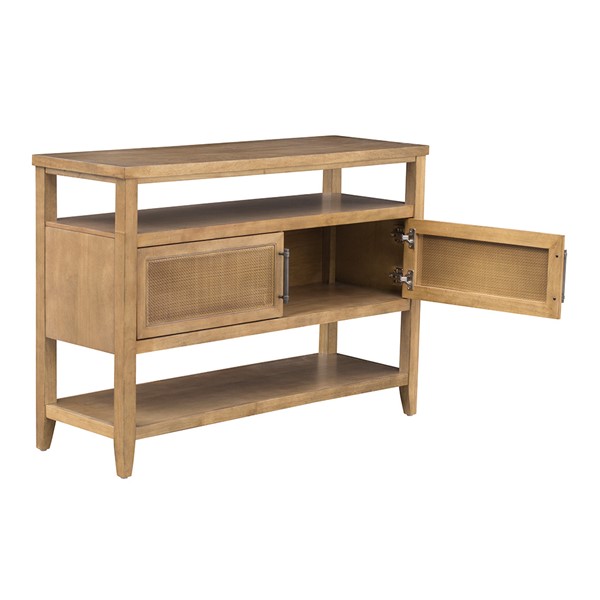 Martha Stewart Naomi 2 Door Storage Console Table in Honey MT120-1201