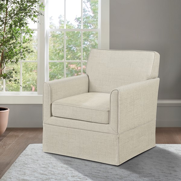 510 Design Paula Slipcover Accent Armchair in Cream 5DS100-0033