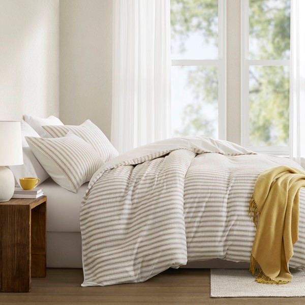 Madison Park Etta Duvet set in Tan, King MP12-8717